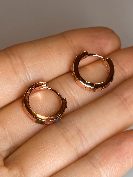 ORECCHINI IN TORMALINA ROSE GOLD