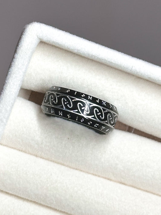 ANELLO RUNE (ACCIAIO INOX)