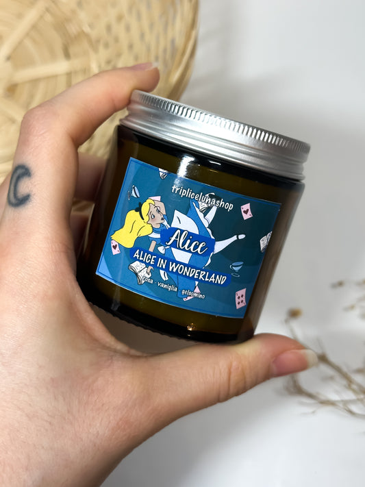 Candele collezione Alice in Wonderland