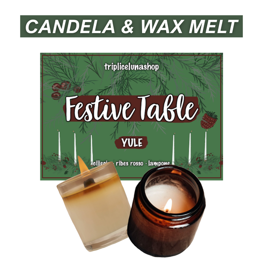 FESTIVE TABLE | NATALE, INVERNO 2023 (CANDELA/WAX MELT)