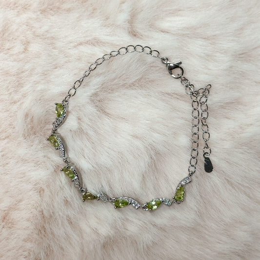 BRACCIALE VINE IN PERIDOTO