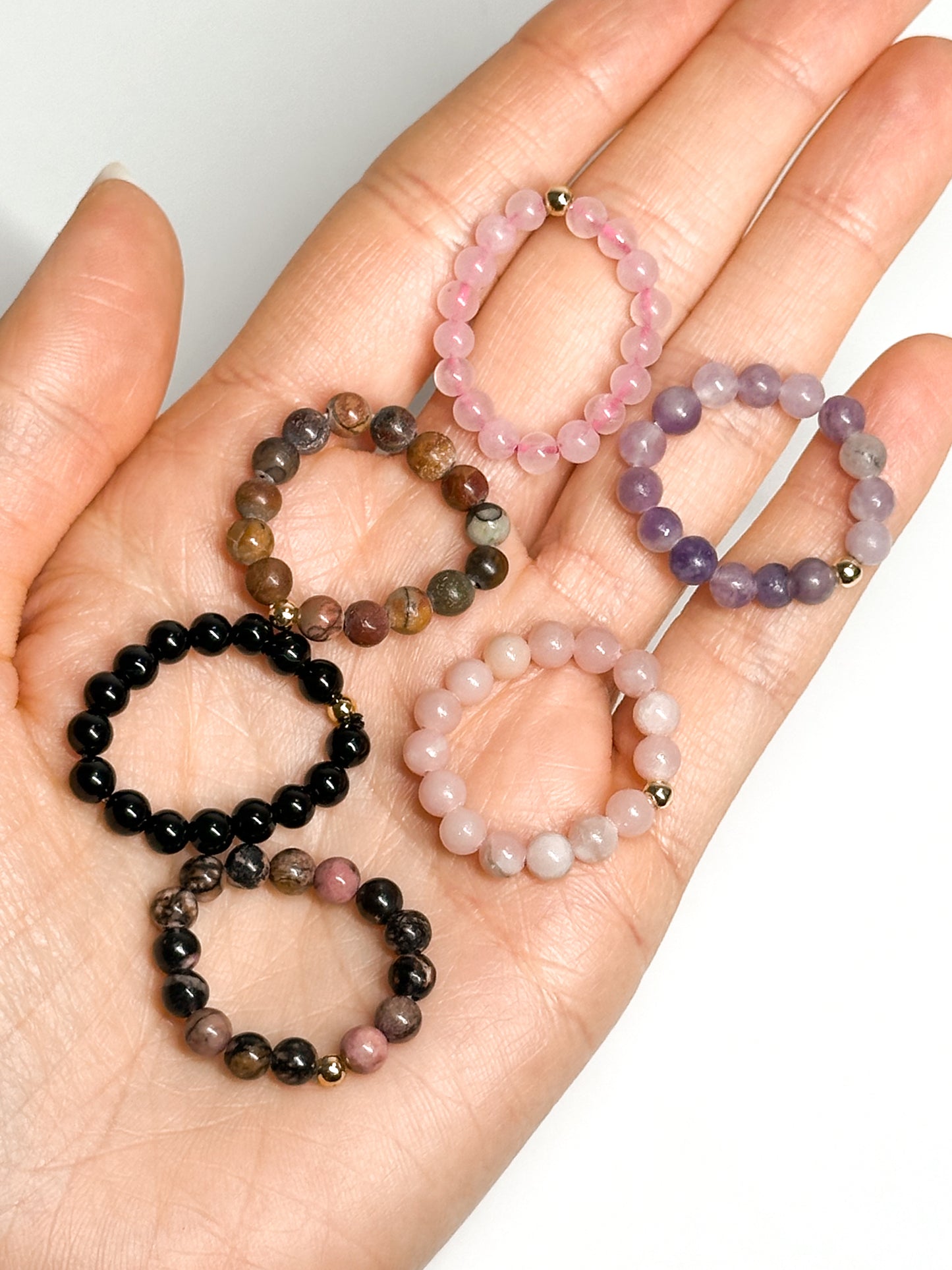 ANELLO CON SFERETTE