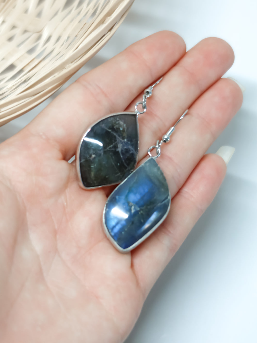 Orecchini in Labradorite