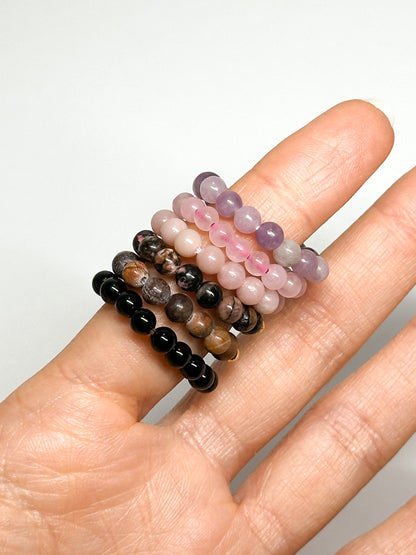 ANELLO CON SFERETTE