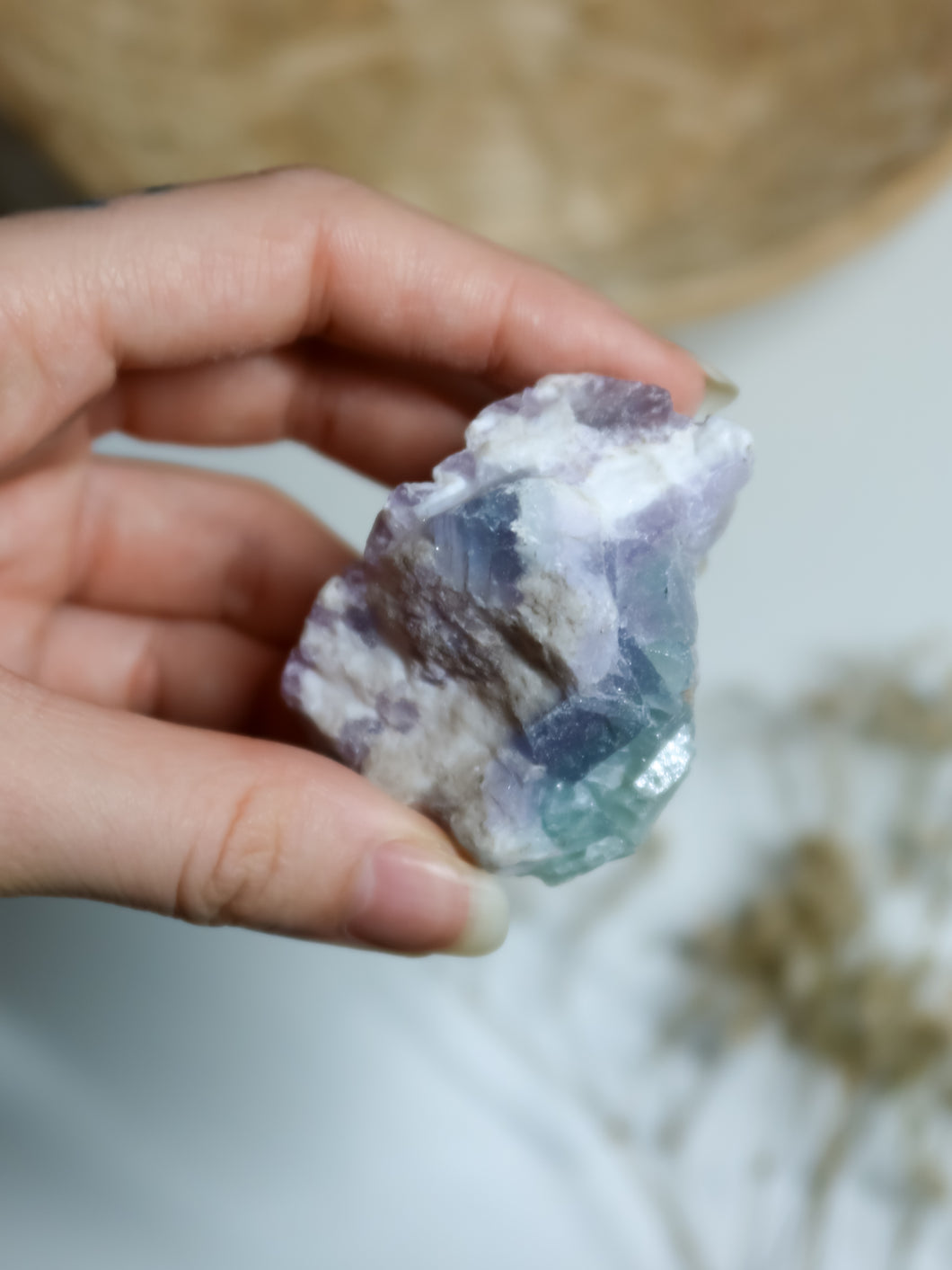 Fluorite Grezza