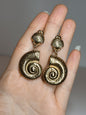 ORECCHINI CONCHIGLIA GOLD (ACCIAIO INOX)