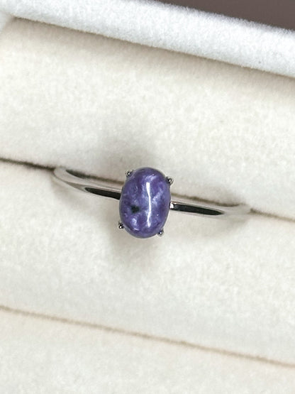 ANELLO IN CIAROITE (ARGENTO 925)