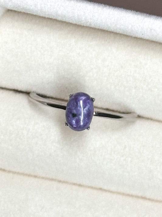 ANELLO IN CIAROITE (ARGENTO 925)