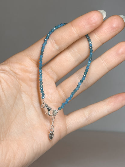 BRACCIALE IN APATITE SFACCETTATO