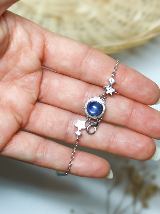 Braccialetto in Cianite Blu