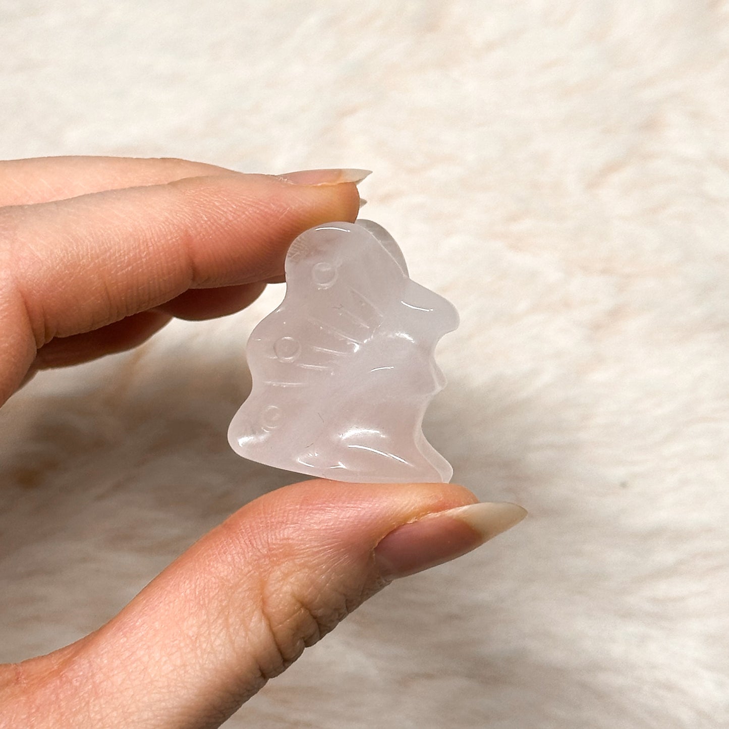 FATA IN QUARZO ROSA