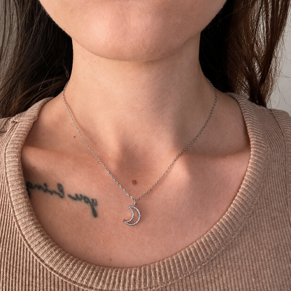 COLLANA CRESCENT (ACCIAIO INOX)
