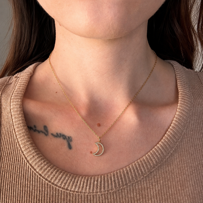 COLLANA CRESCENT (ACCIAIO INOX)