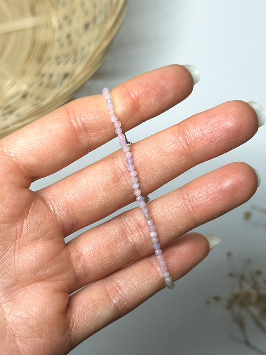 Braccialetto in Morganite (Sfaccettato)