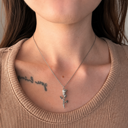 COLLANA ETERNAL ROSE (ACCIAIO INOX)