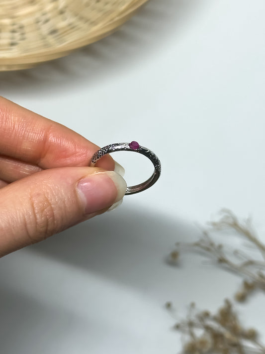 Anello in Rubino