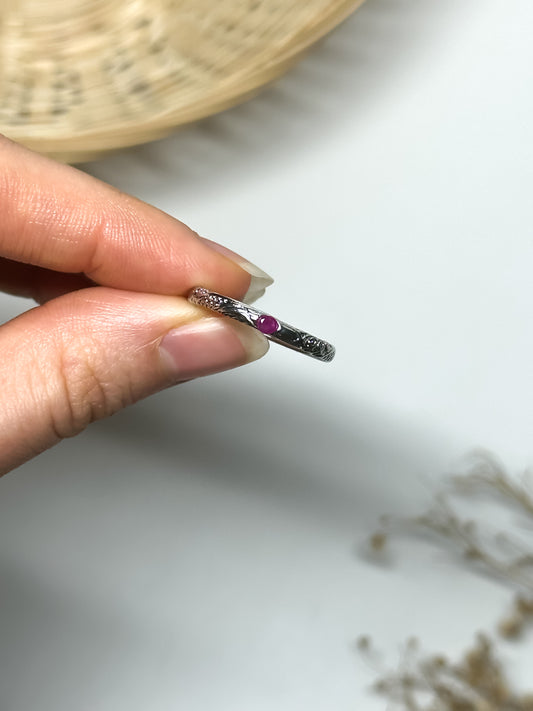Anello in Rubino