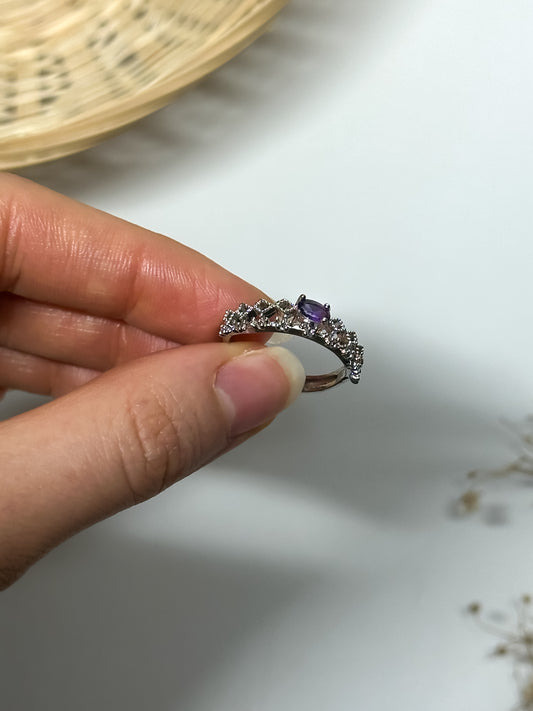 Anello in Ametista