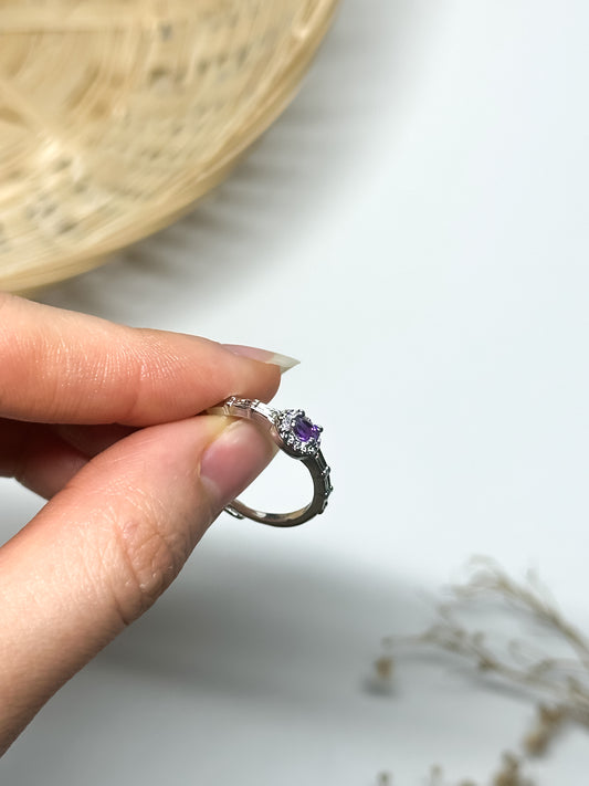 Anello in Ametista