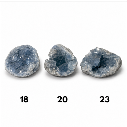 GEODE IN CELESTITE (O CELESTINA)