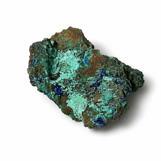 SPECIMEN IN AZZURRITE + MALACHITE