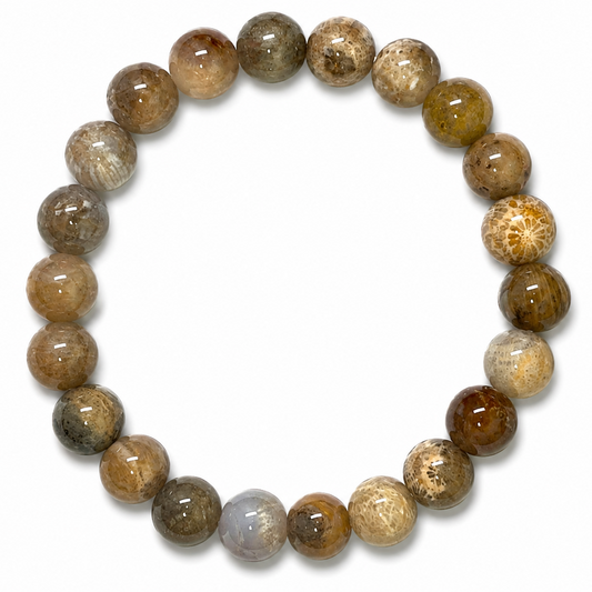 BRACCIALE IN AGATA FOSSILE