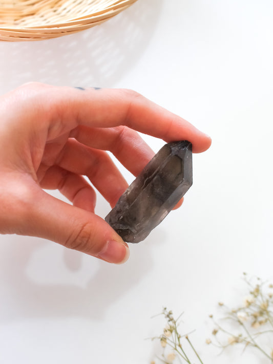 Punta di Quarzo Fumè (Quarzo Affumicato, Smoky Quartz)