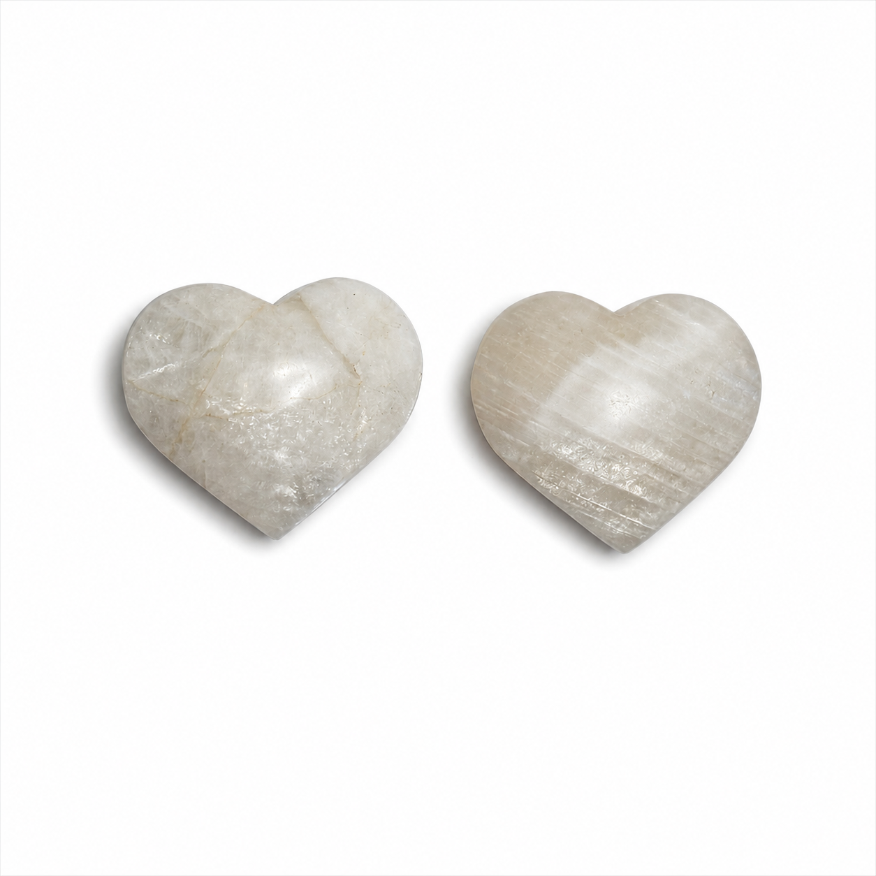 CUORE IN LABRADORITE BIANCA