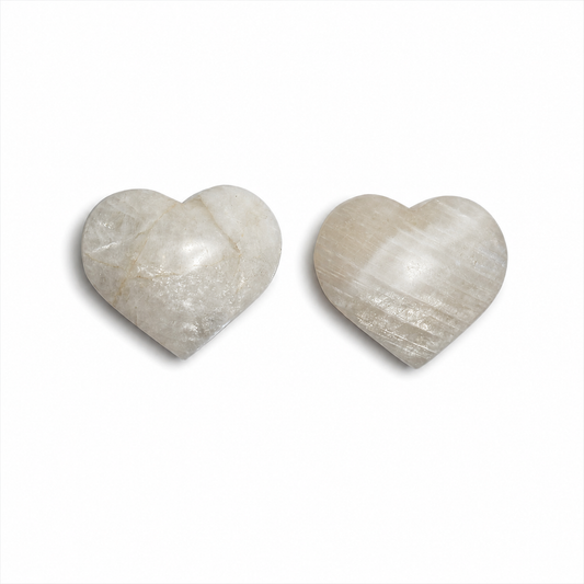 CUORE IN LABRADORITE BIANCA