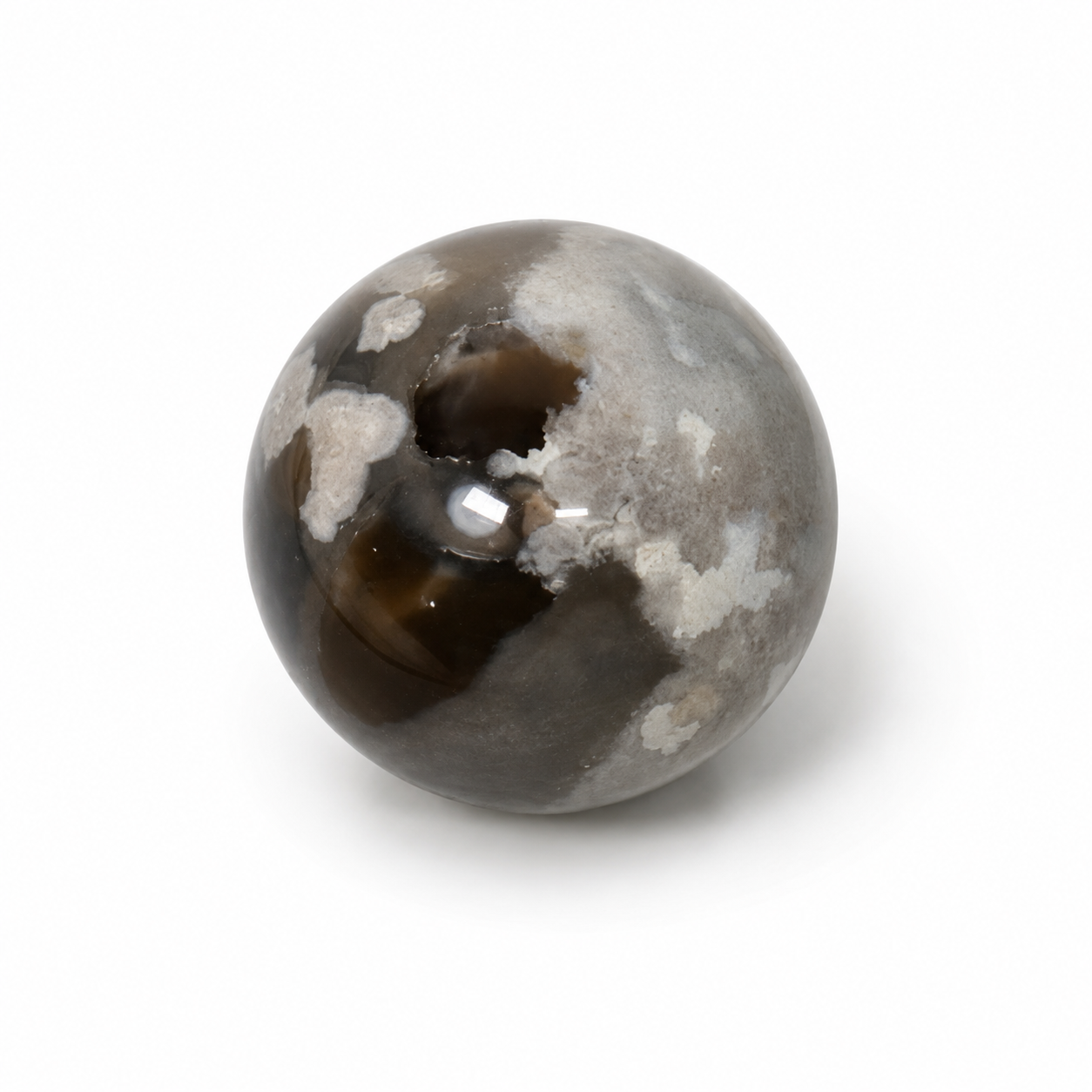 SFERA IN AGATA SAKURA (CORNIOLA/VERDE)