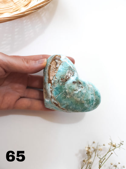 Cuore in Calcite Caraibica